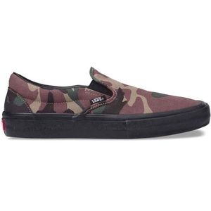 Camo Vans pro slip on